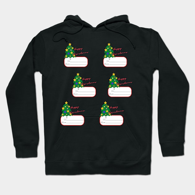 Gift labels for Christmas Hoodie by RAndG